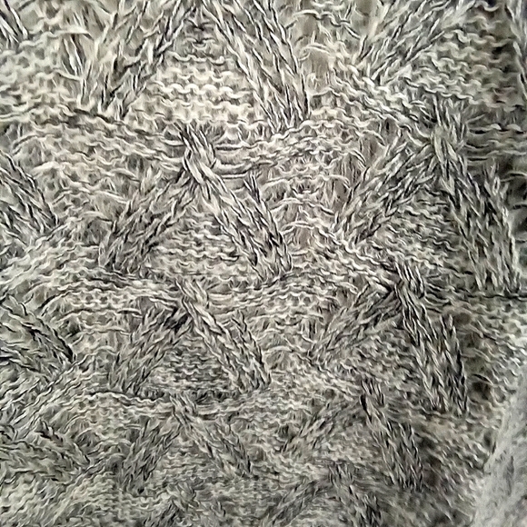 Marled Pointelle Knit Batwing Sweater - Picture 2 of 13